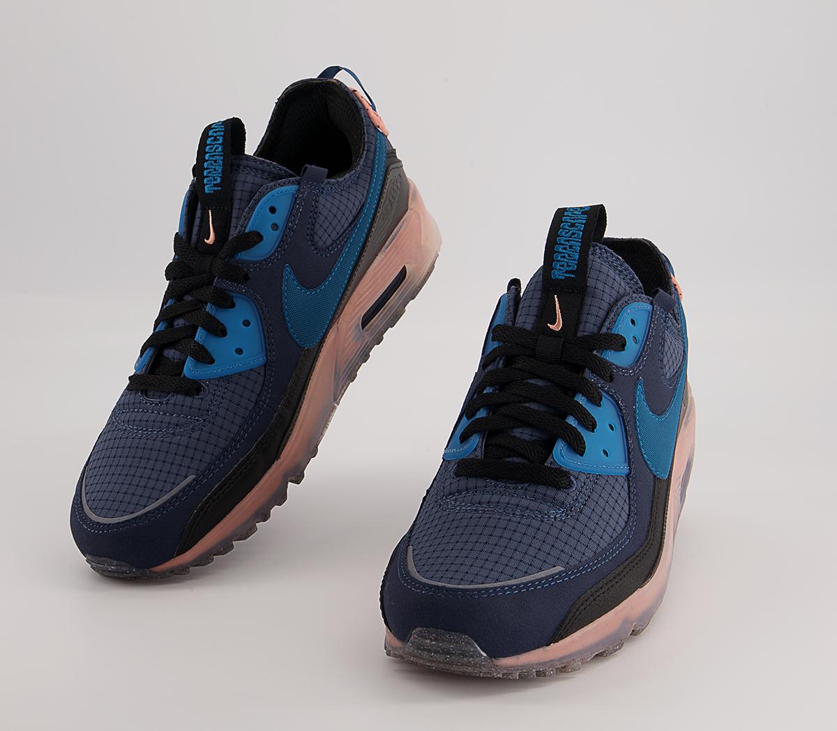 Nike Air Max Terrascape 90 Trainers Nike Air Max Terrascape 90 Trainers Obsidian Marina Thunder Blue