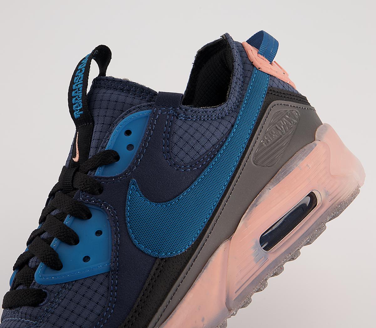 Nike Air Max Terrascape 90 Trainers Nike Air Max Terrascape 90 Trainers Obsidian Marina Thunder Blue