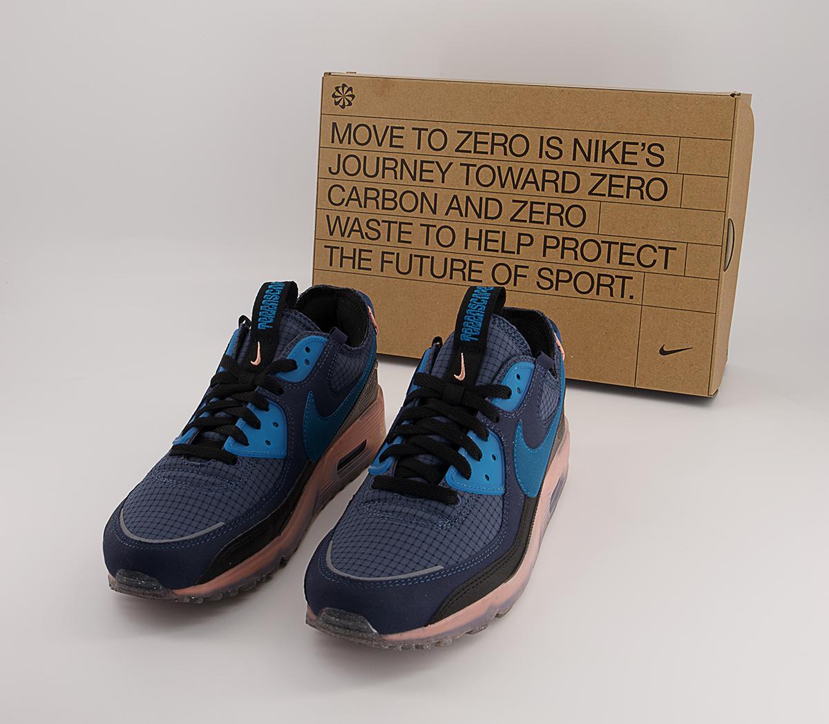 Nike Air Max Terrascape 90 Trainers Nike Air Max Terrascape 90 Trainers Obsidian Marina Thunder Blue