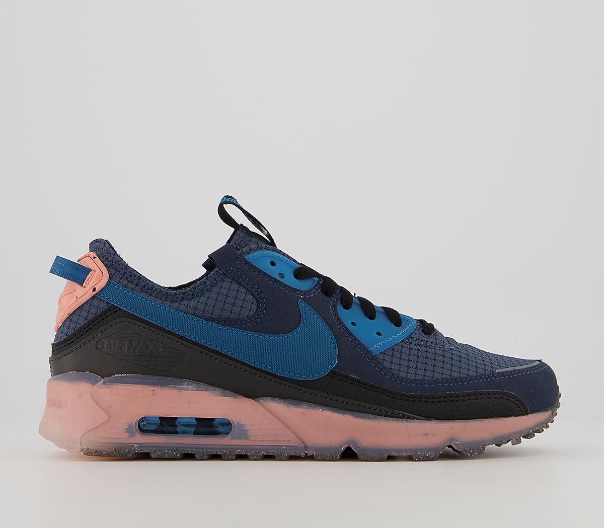 Nike air max 90 ultra mid winter se trainer obsidian / thunder shop blue