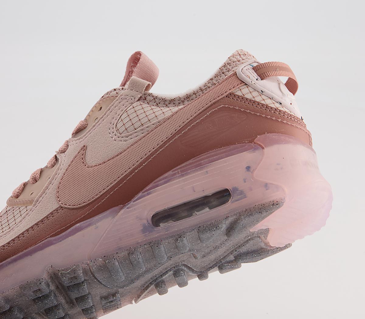 Nike Air Max Terrascape 90 Trainers Nike Air Max Terrascape 90 Trainers Pink Oxford Rose Whisper Fossil Rose