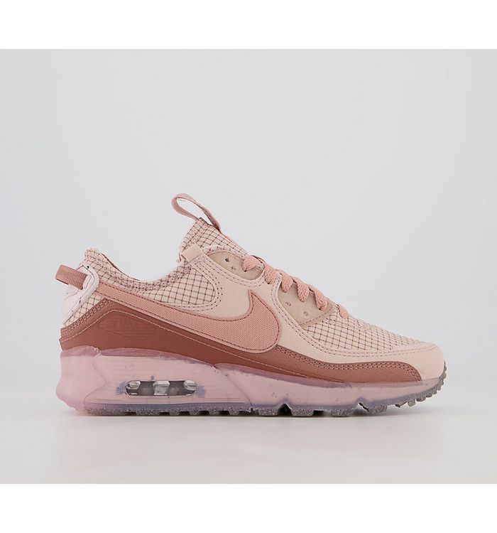Nike Air Max Terrascape 90 Trainers Pink Oxford Rose Whisper Fossil Rose Mixed Material