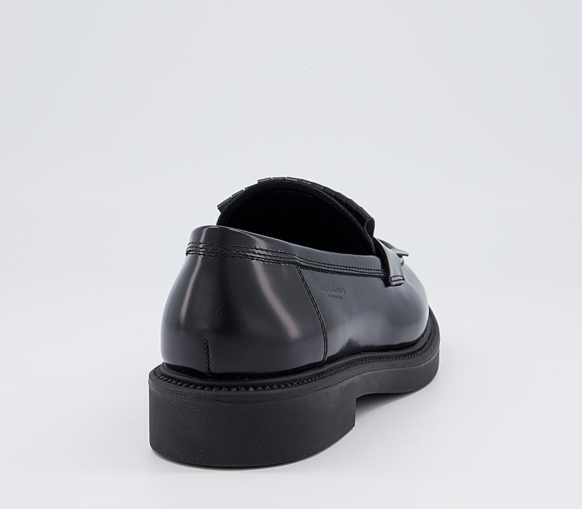 Vagabond Shoemakers Alex Kiltie Loafers Black - Flat Shoes for Women