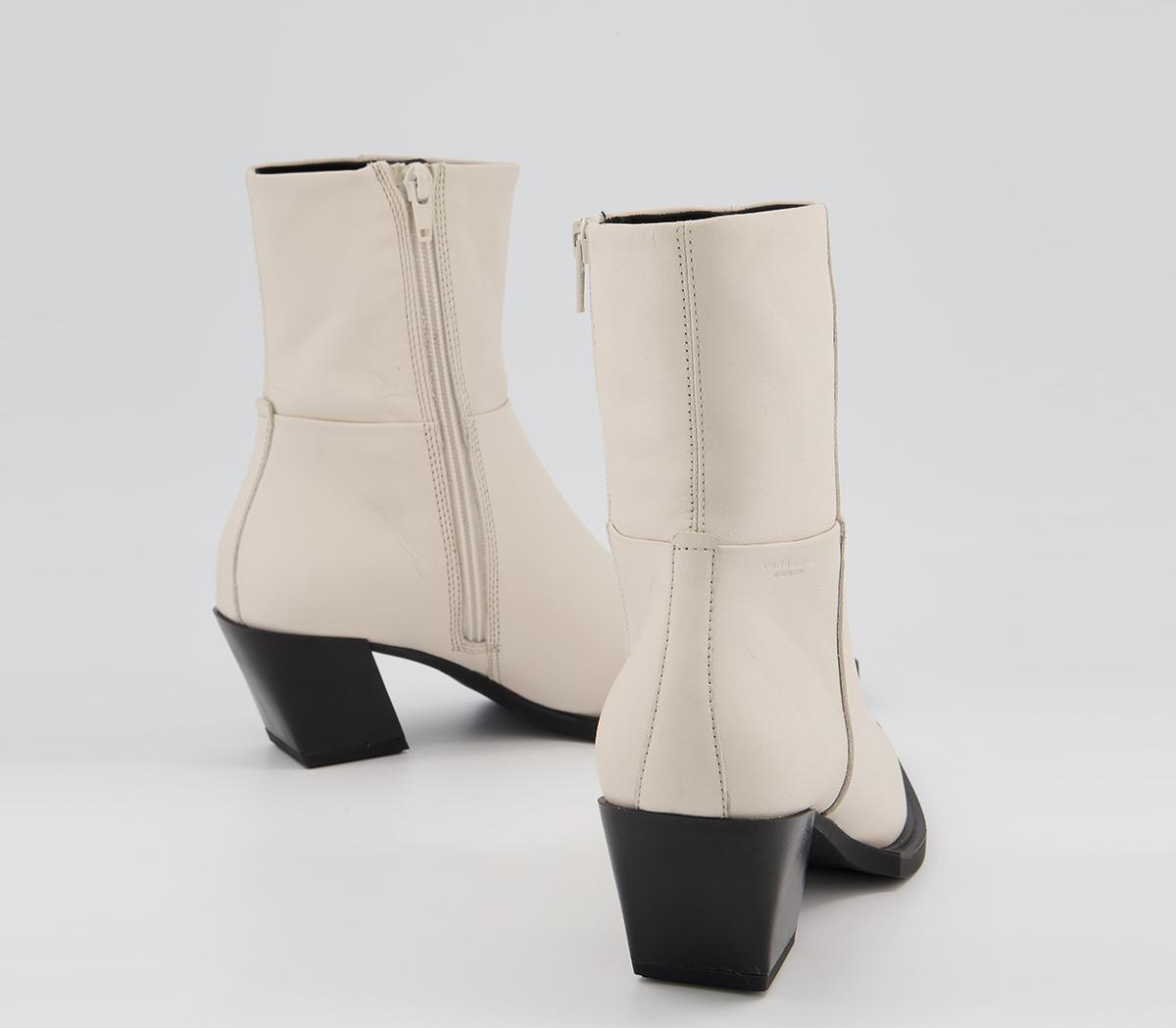 Vagabond Shoemakers Alina Ankle Boots Vagabond Shoemakers Alina Ankle Boots Off White