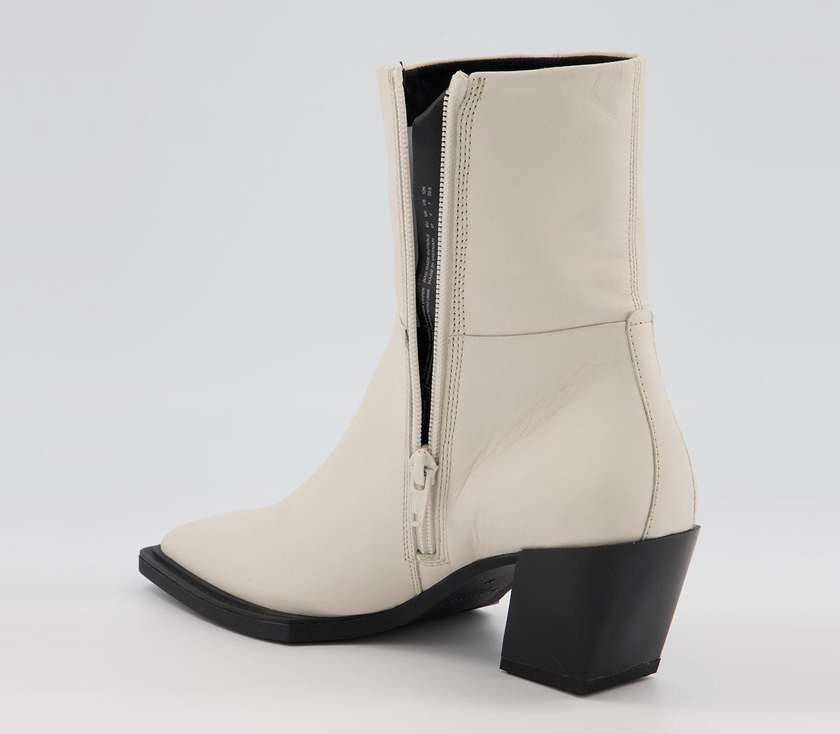 Vagabond Shoemakers Alina Ankle Boots Off White - Women's Ankle Boots