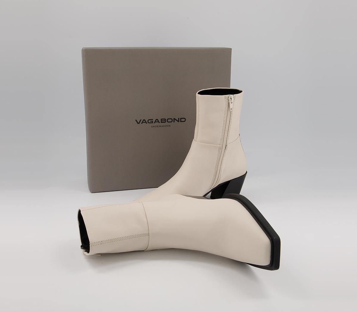 Vagabond Shoemakers Alina Ankle Boots Vagabond Shoemakers Alina Ankle Boots Off White