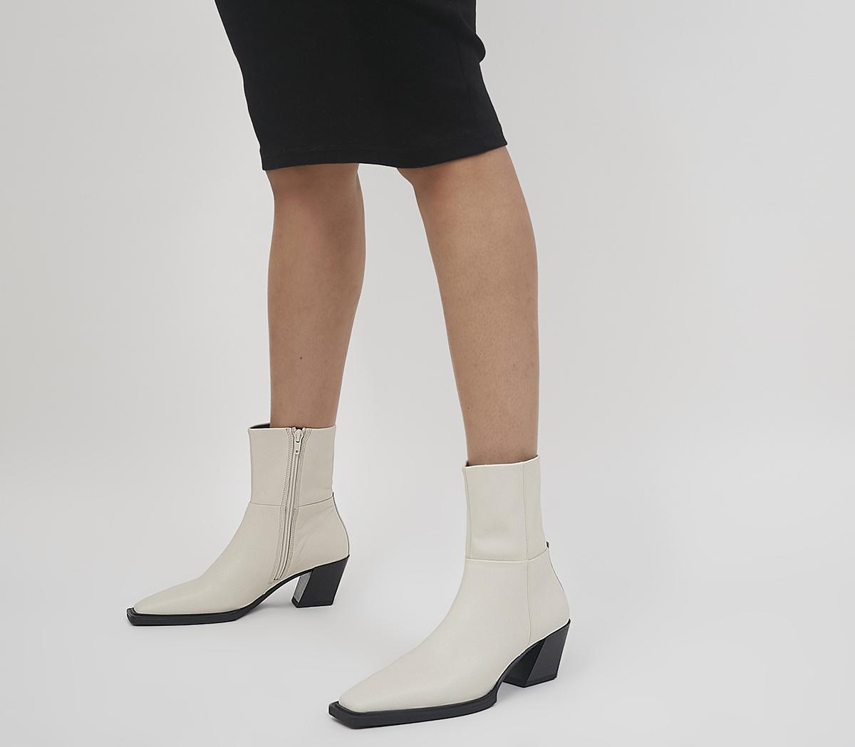 Vagabond white ankle on sale boots