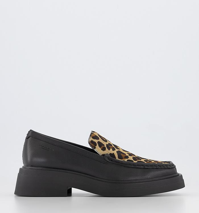Vagabond Shoemakers Eyra Shoes Black Leopard