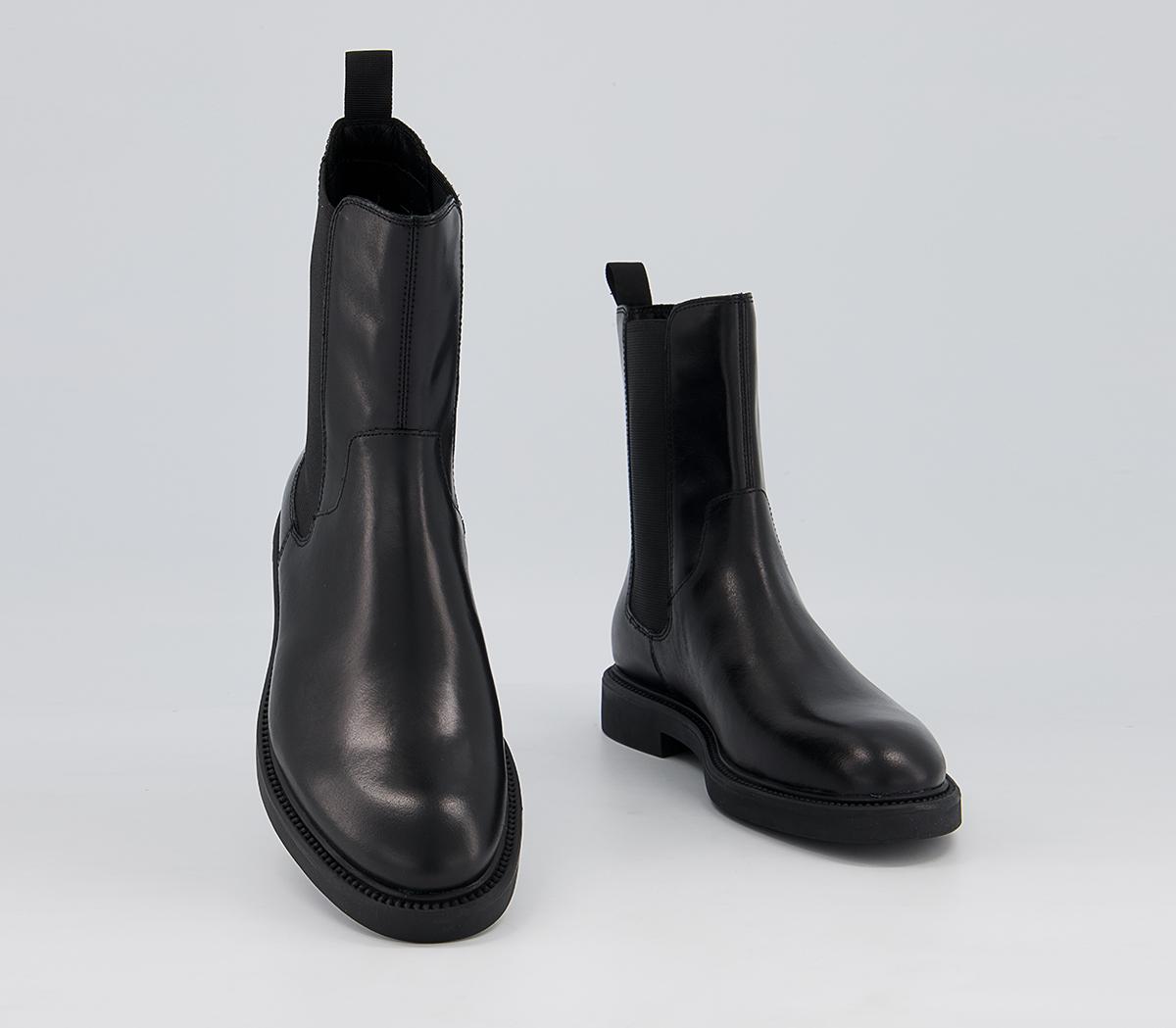 Vagabond Shoemakers Alex High Chelsea Boots Black - Women's Ankle Boots