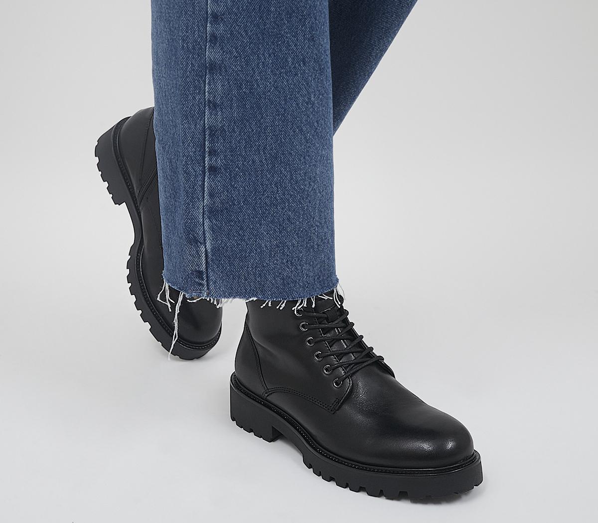 Vagabond Shoemakers Kenova Lace Boots Black - Women's