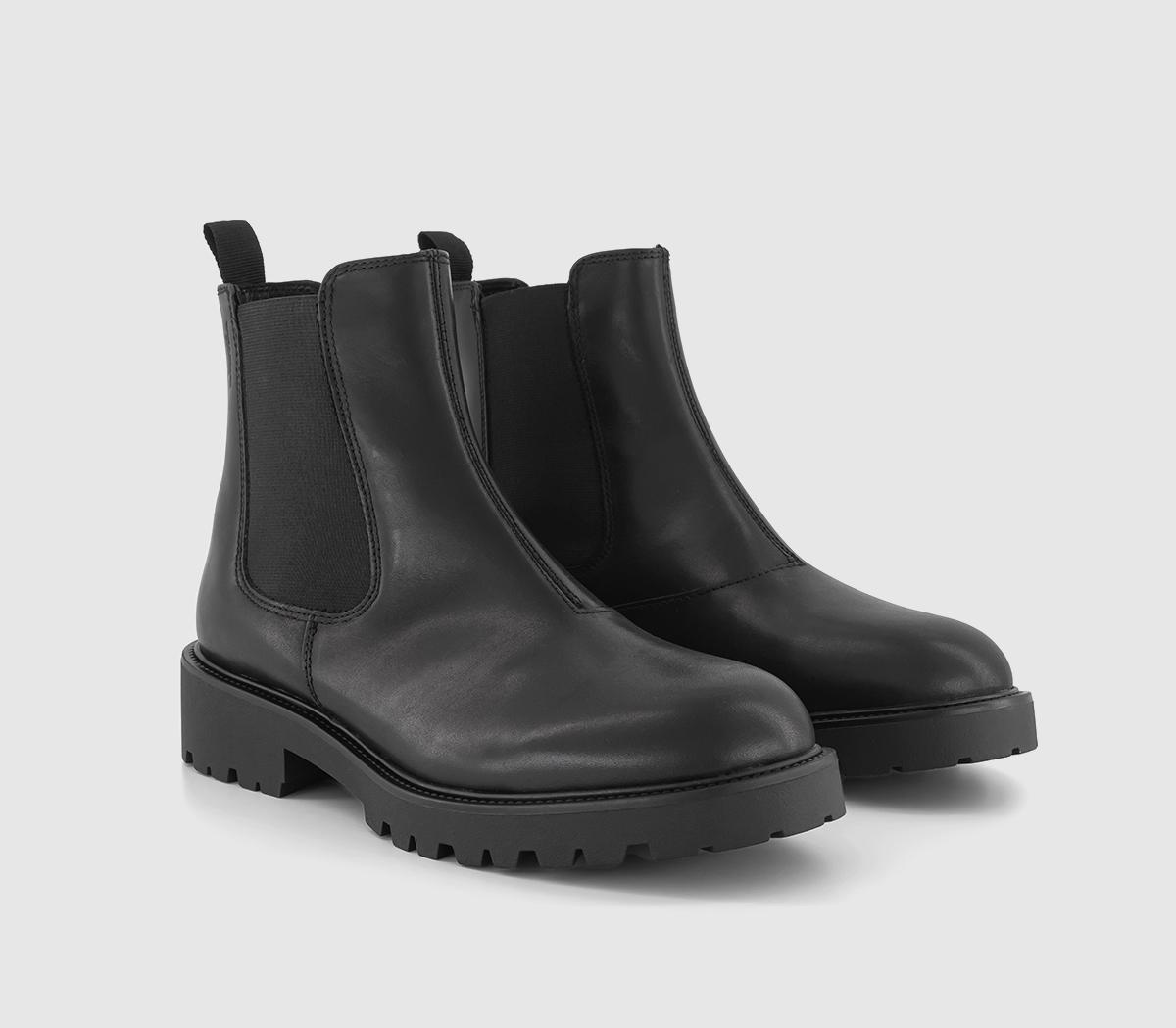 Vagabond Womens Kenova Chelsea Boots Black Leather, 4