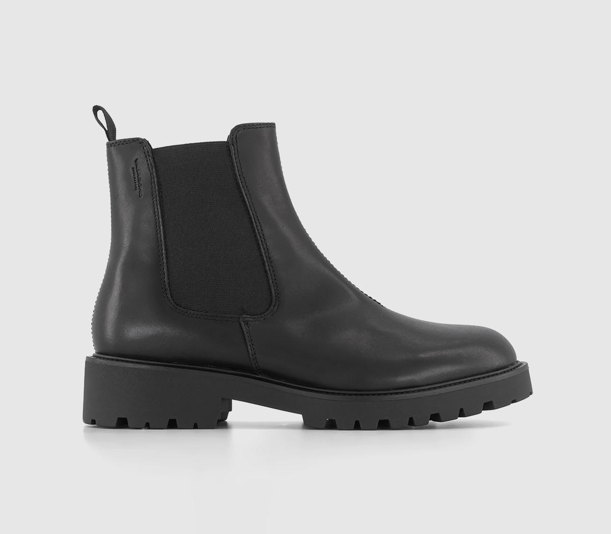 Kenova Chelsea Boots Black Leather