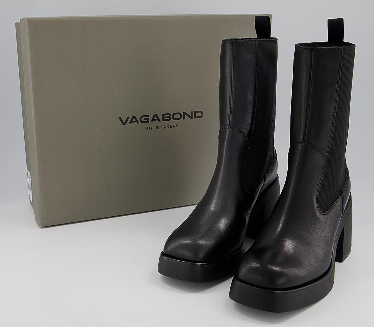 Vagabond Shoemakers Brooke Chelsea Boots Black - New Season Boots