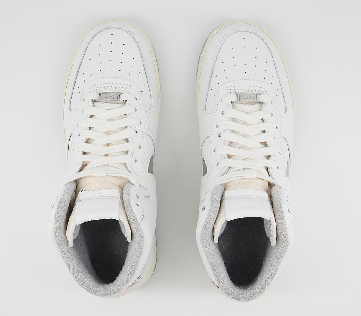 Nike Af1 Sculpt Trainers Nike Af1 Sculpt Trainers Summit White Silver Coconut Milk Summit White Wolf