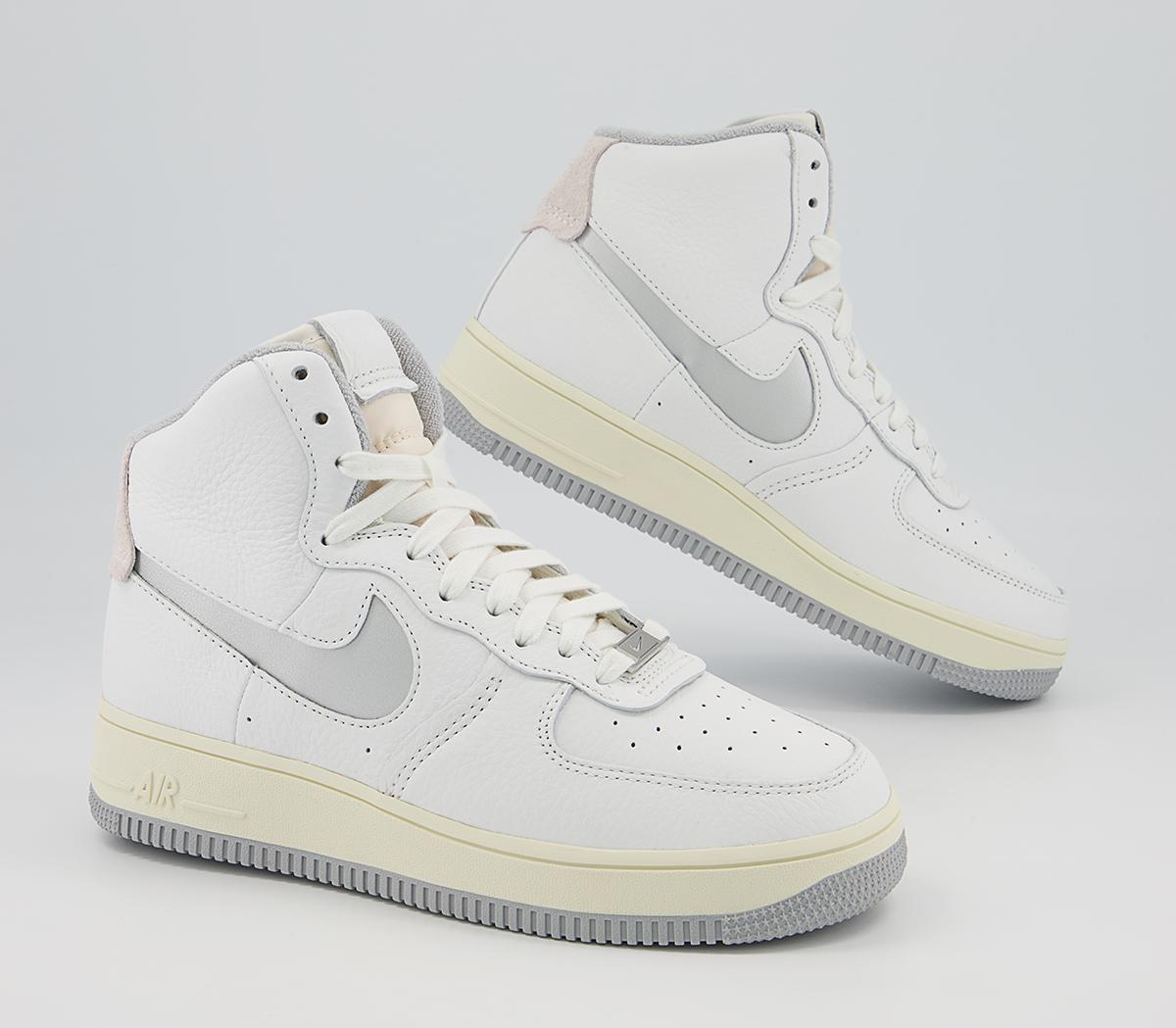 Nike Af1 Sculpt Trainers Nike Af1 Sculpt Trainers Summit White Silver Coconut Milk Summit White Wolf