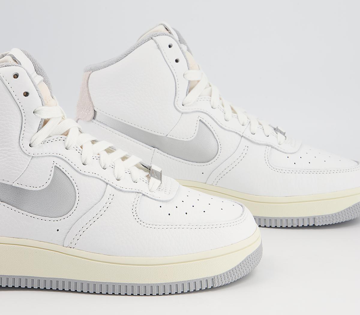 Nike Af1 Sculpt Trainers Nike Af1 Sculpt Trainers Summit White Silver Coconut Milk Summit White Wolf