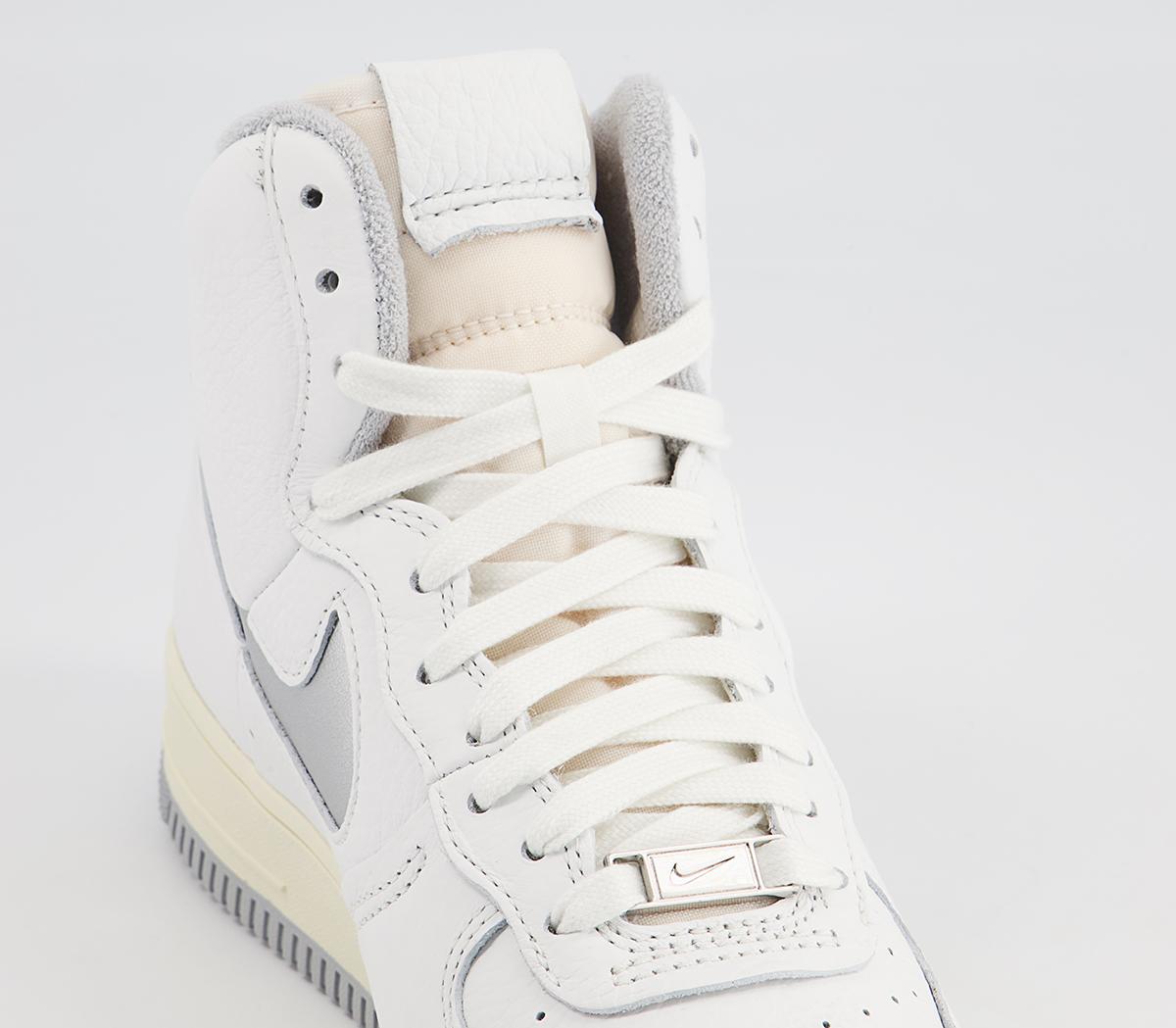 Nike Af1 Sculpt Trainers Nike Af1 Sculpt Trainers Summit White Silver Coconut Milk Summit White Wolf