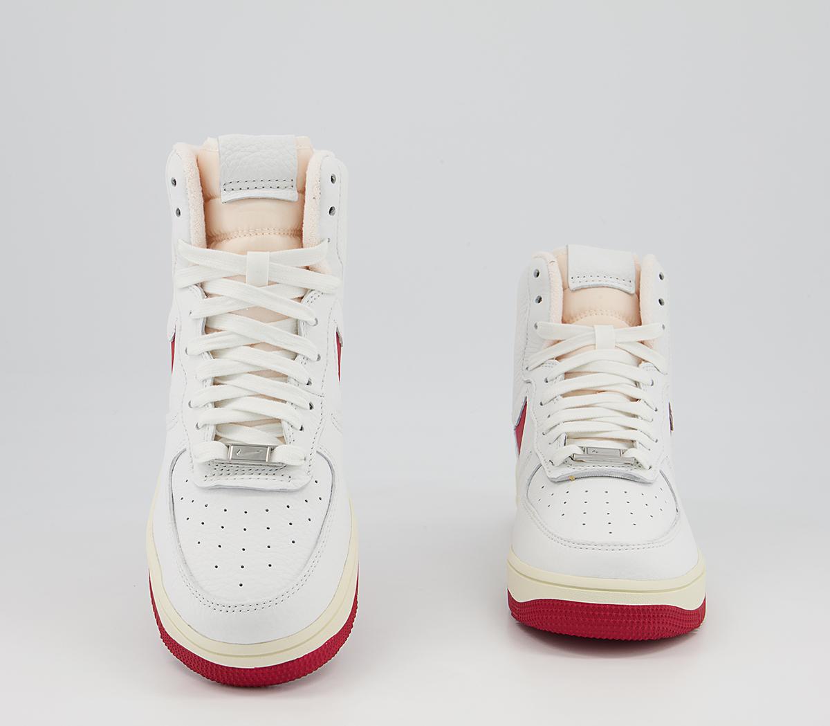 Nike Af1 Sculpt Trainers Nike Af1 Sculpt Trainers Summit White Gym Red Summit White Coconut Milk Gym
