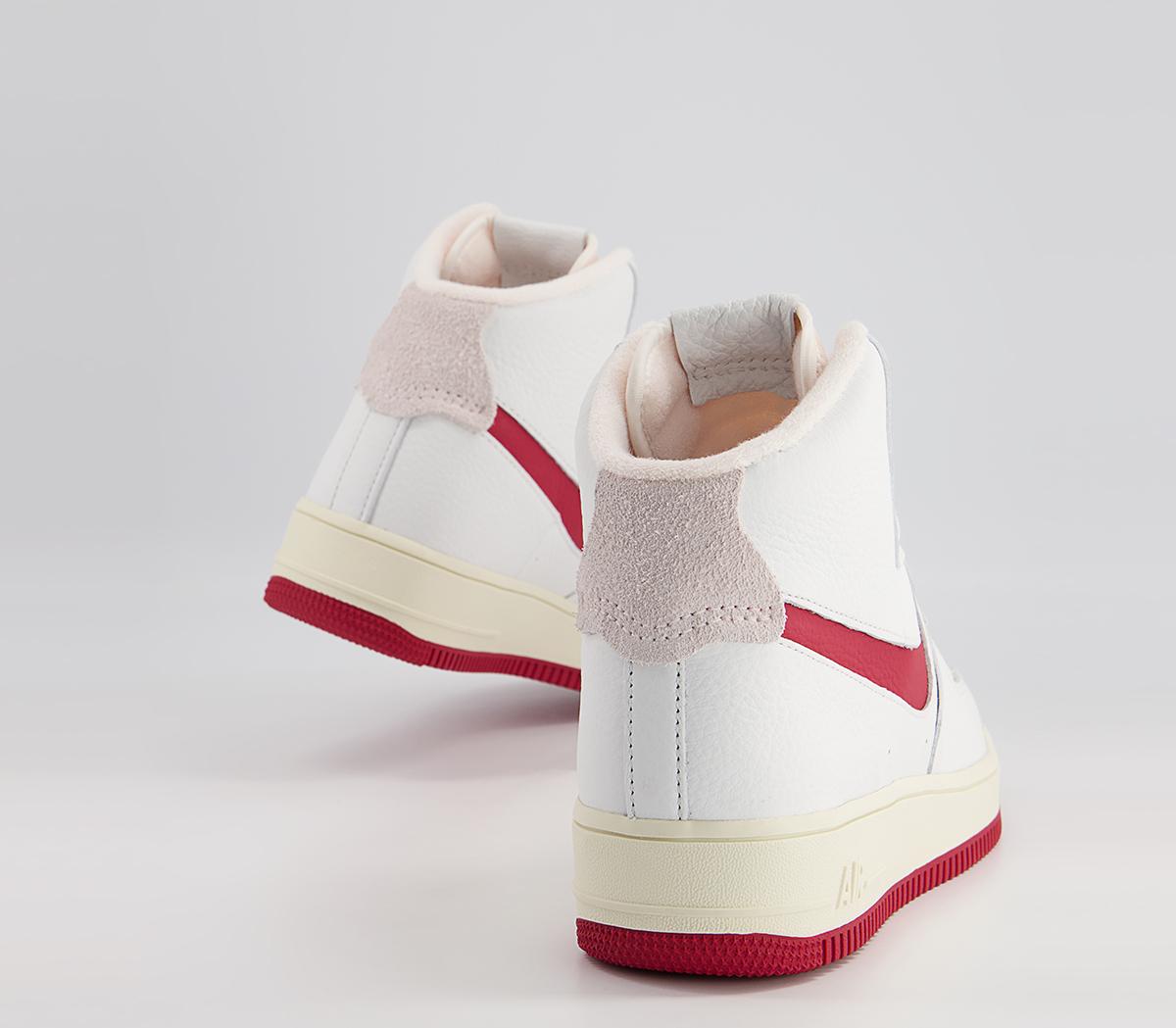Nike Af1 Sculpt Trainers Nike Af1 Sculpt Trainers Summit White Gym Red Summit White Coconut Milk Gym