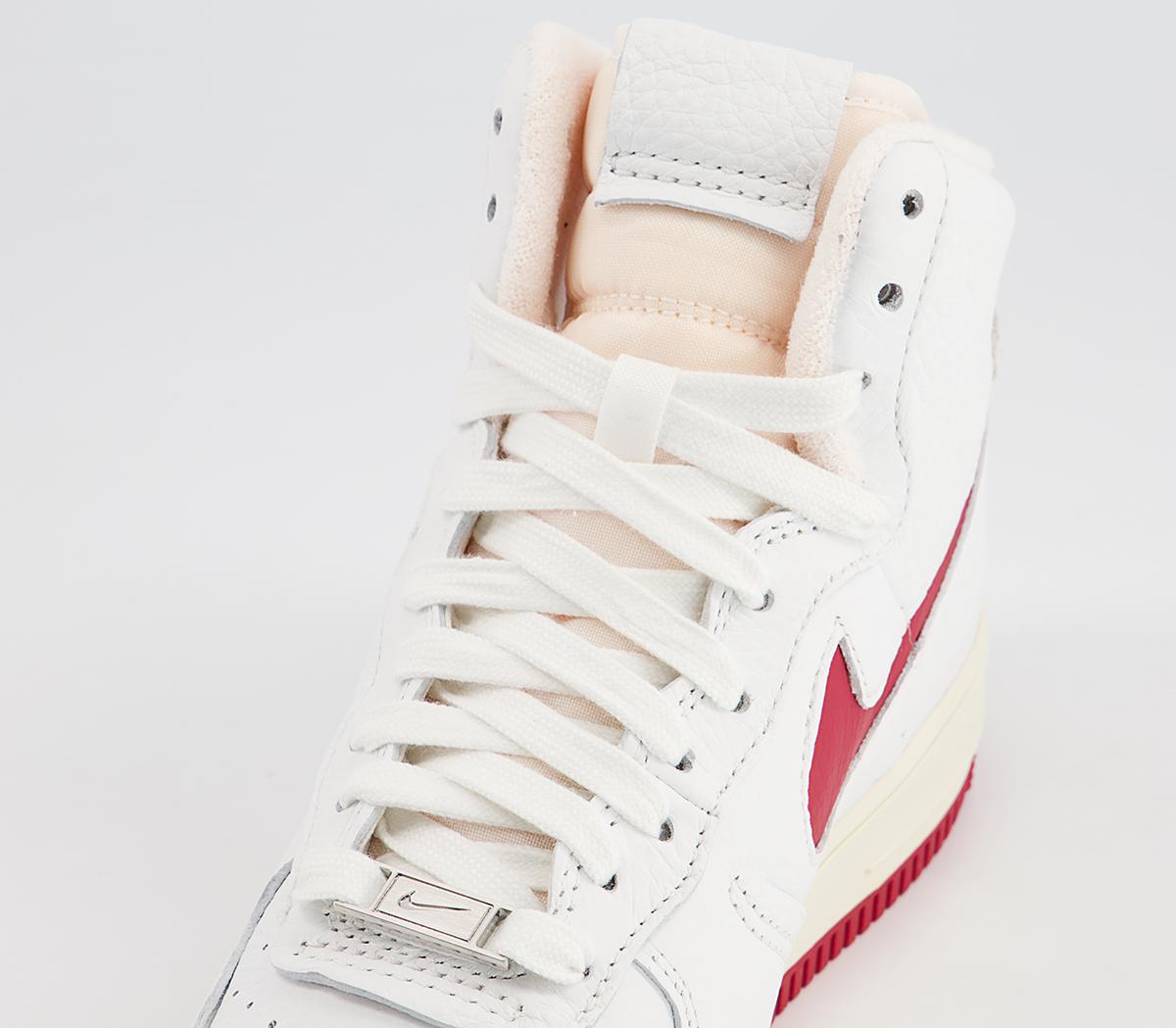 Nike Af1 Sculpt Trainers Nike Af1 Sculpt Trainers Summit White Gym Red Summit White Coconut Milk Gym