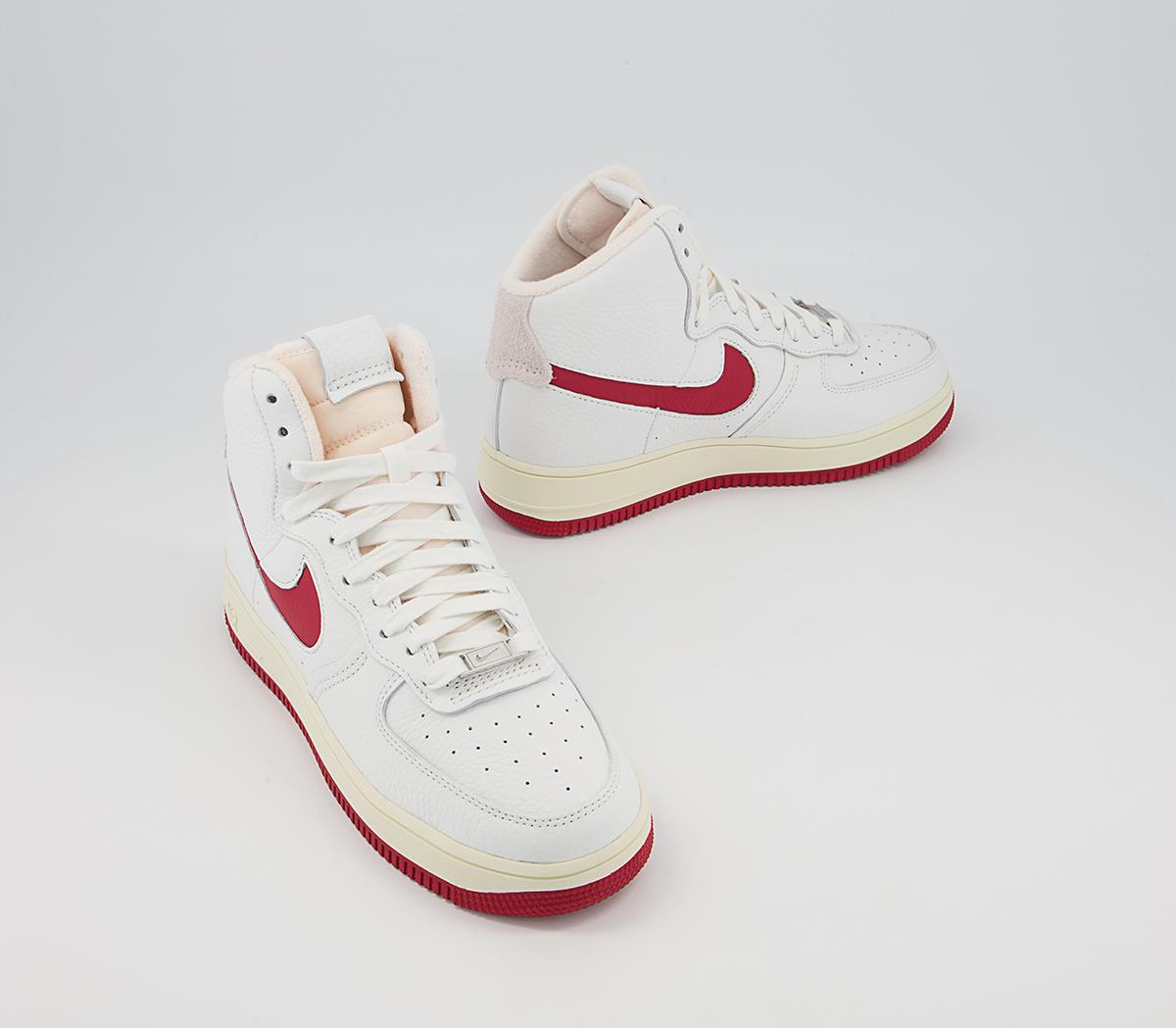 Nike Af1 Sculpt Trainers Nike Af1 Sculpt Trainers Summit White Gym Red Summit White Coconut Milk Gym