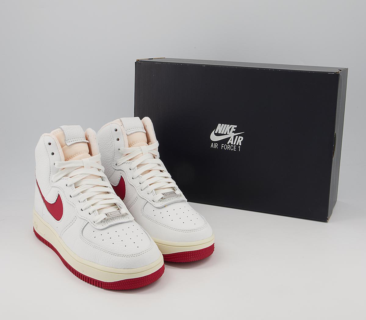 Nike Af1 Sculpt Trainers Nike Af1 Sculpt Trainers Summit White Gym Red Summit White Coconut Milk Gym