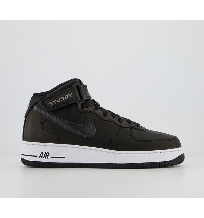 Nike Air Force 1 Mid Trainers Black