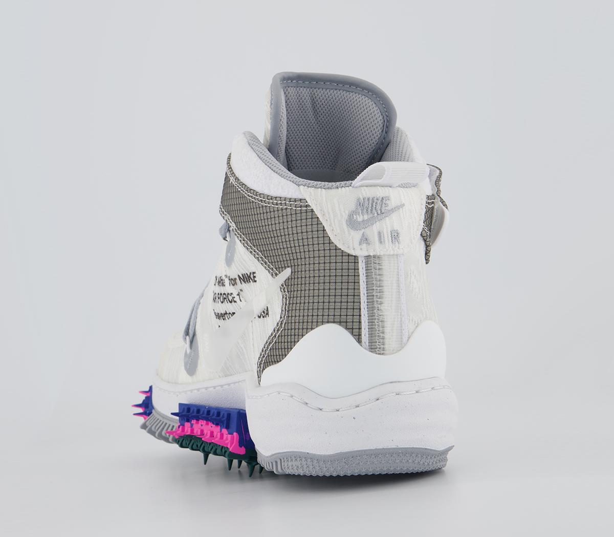 NikeNike Air Force 1 Mid TrainersWhite Clear White