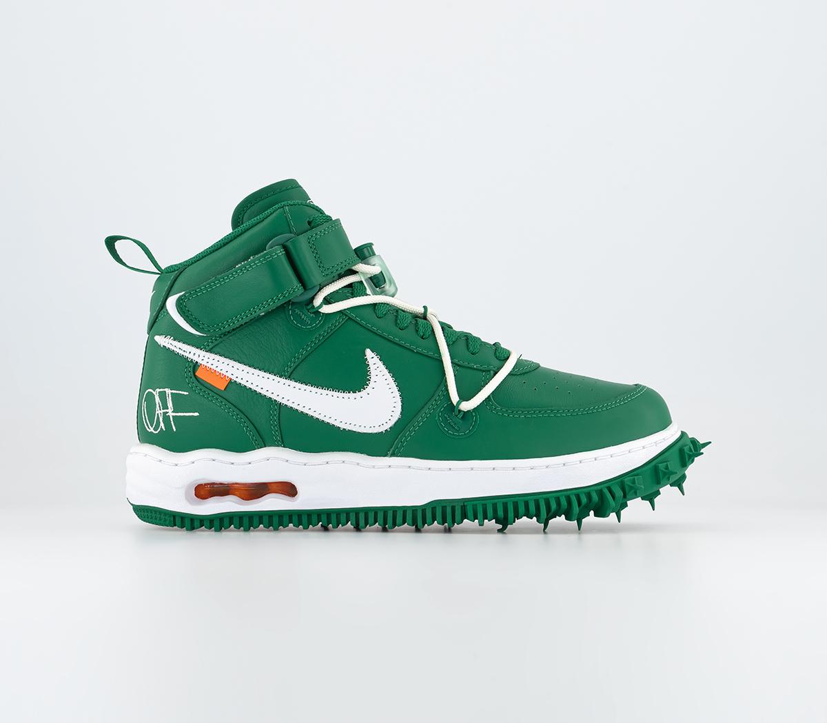 NikeNike Air Force 1 Mid TrainersPine Green White White