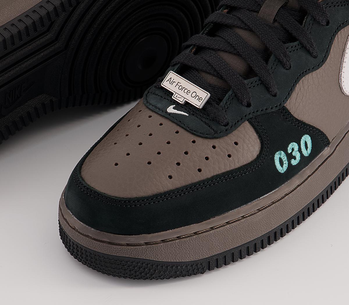 Nike Nike Air Force 1 Mid Berlin Trainers Nike Nike Air Force 1 Mid Berlin Trainers Cave Stone White Off Noir Washed Teal Black Metall