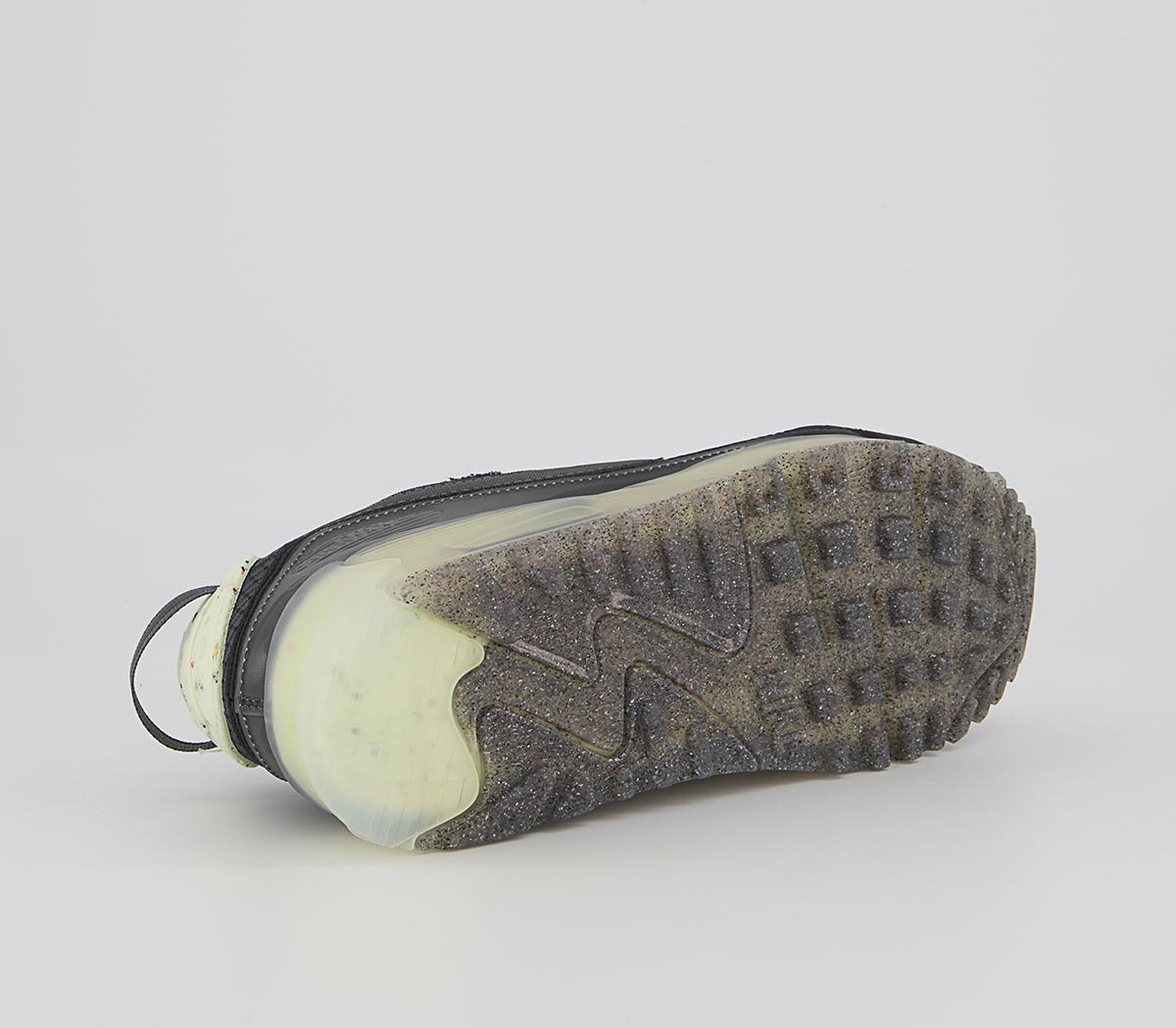 Nike Air Max Terrascape 90 Trainers Nike Air Max Terrascape 90 Trainers Black Dark Grey Lime Ice Anthracite