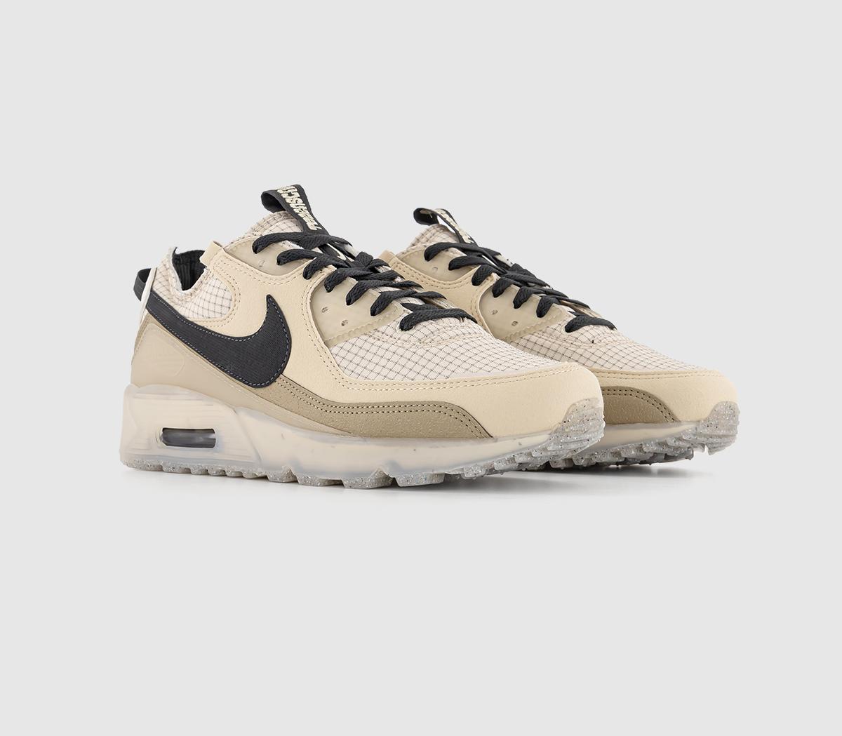 NikeAir Max Terrascape 90 TrainersRattan Dark Smoke Grey Khaki Platform