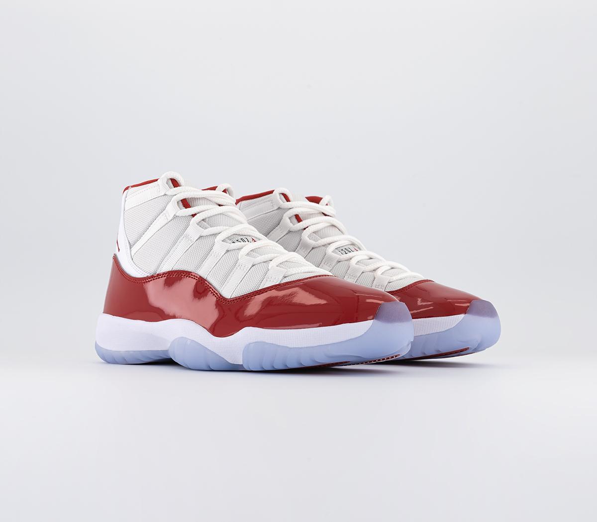 JordanAir Jordan 11 TrainersWhite Varsity Red Black