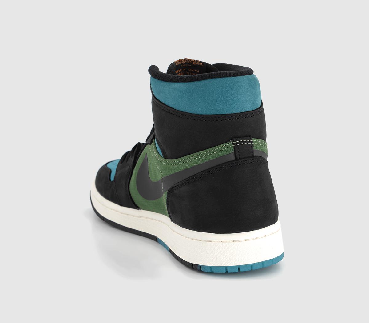 JordanAir Jordan 1 Element TrainersBlack Sky Light Olive Bright Mandarin