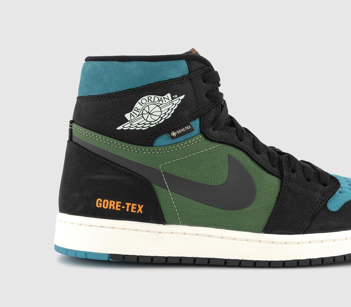 JordanAir Jordan 1 Element TrainersBlack Sky Light Olive Bright Mandarin