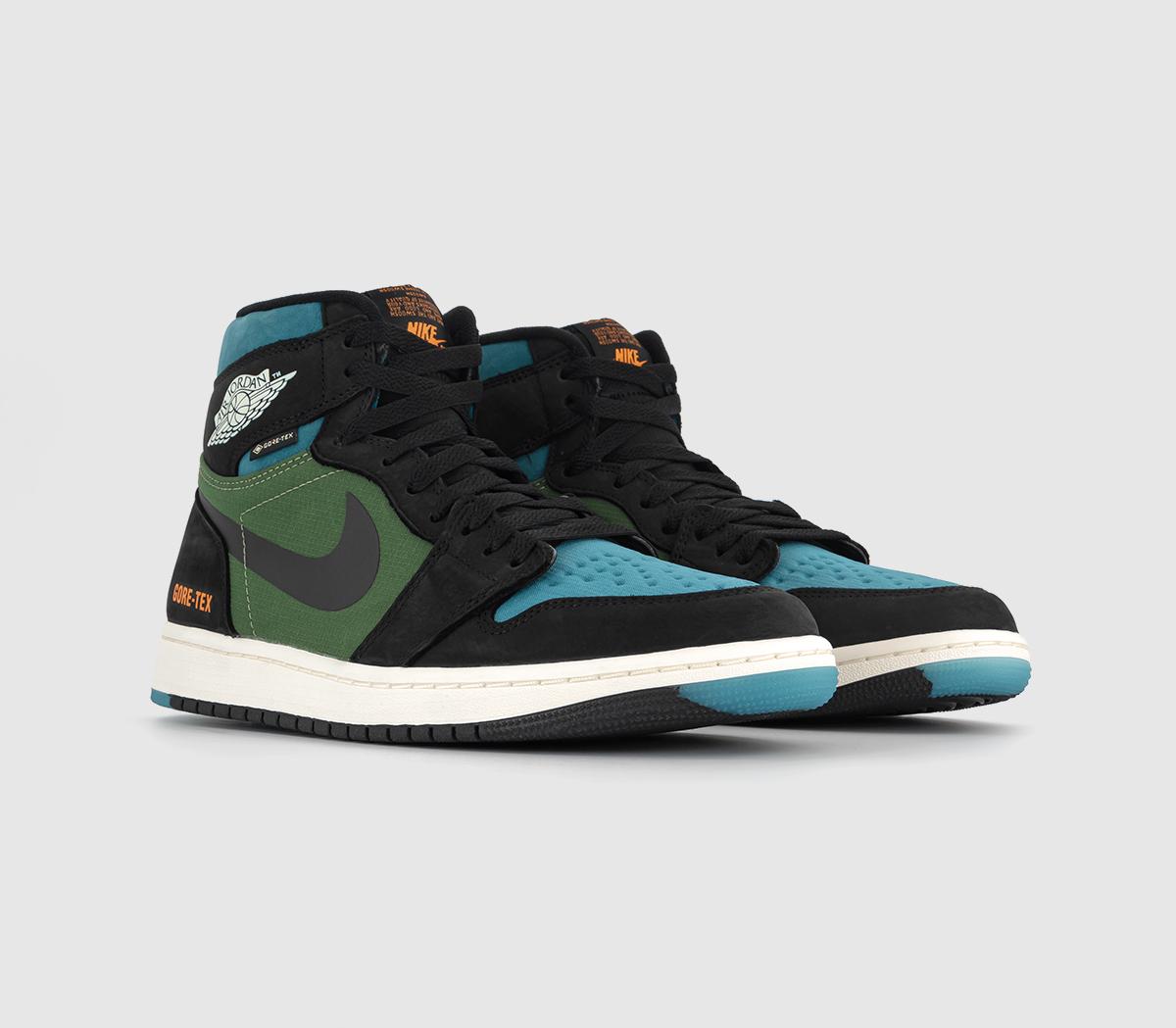 JordanAir Jordan 1 Element TrainersBlack Sky Light Olive Bright Mandarin