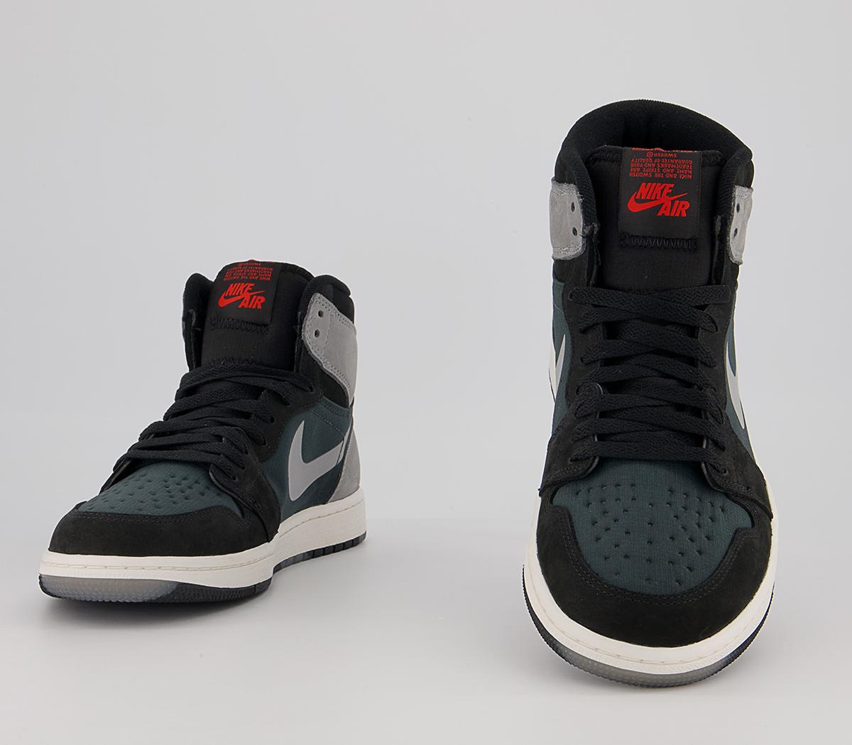 Jordan Air Jordan 1 Element Trainers Black Chile Red Particle Grey Sail ...