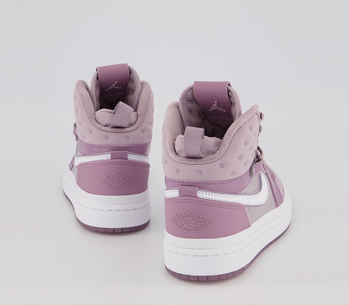 Jordan Air Jordan 1 Acclimate Trainers Plum Fog White Amethyst Wave ...