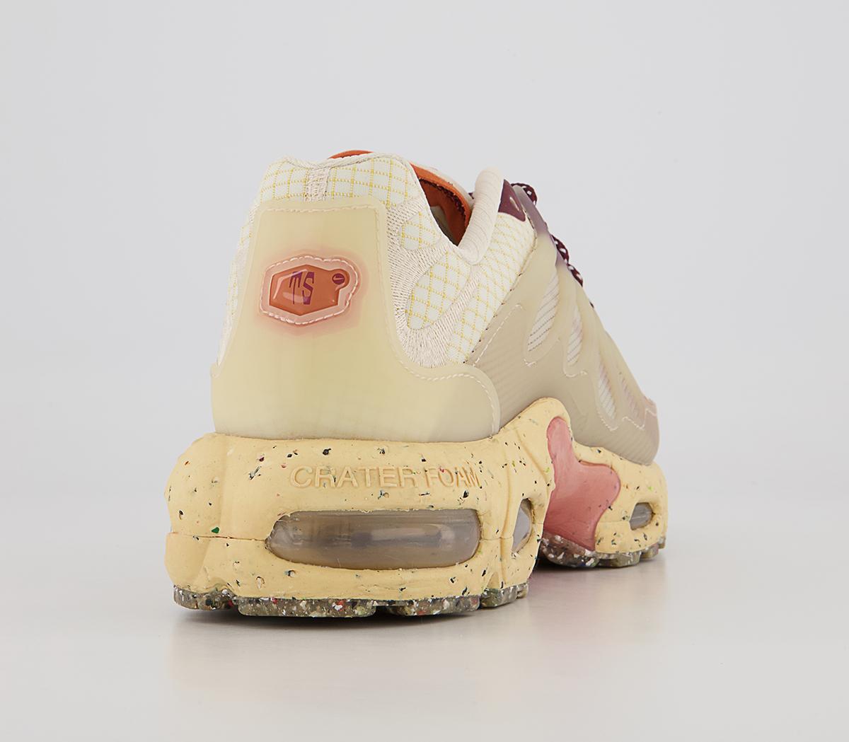 nike air max terrascape plus pearl white & hot curry