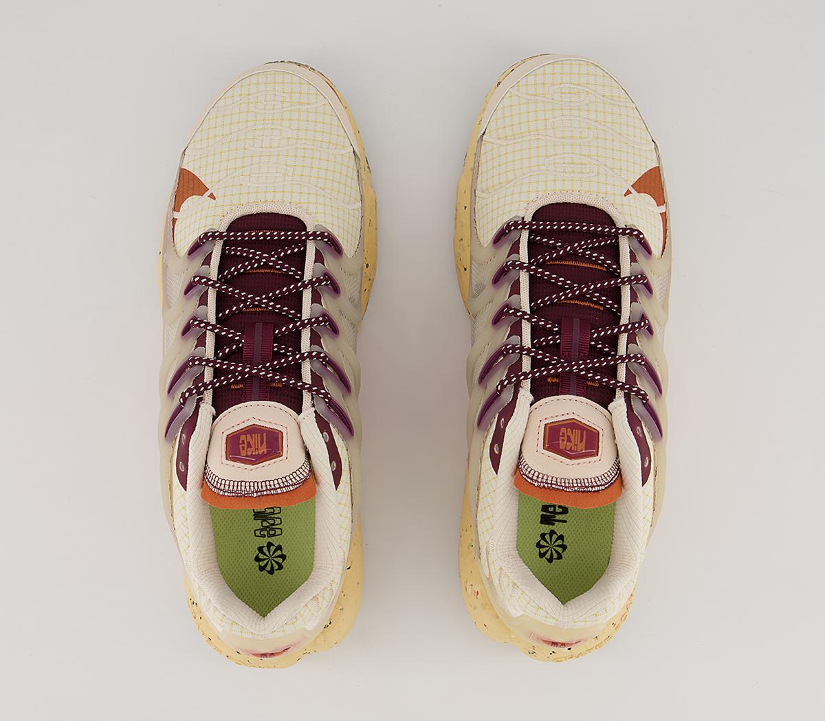 nike air max terrascape plus pearl white & hot curry