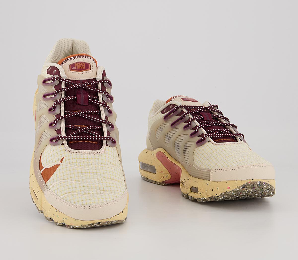 nike air max terrascape plus pearl white & hot curry