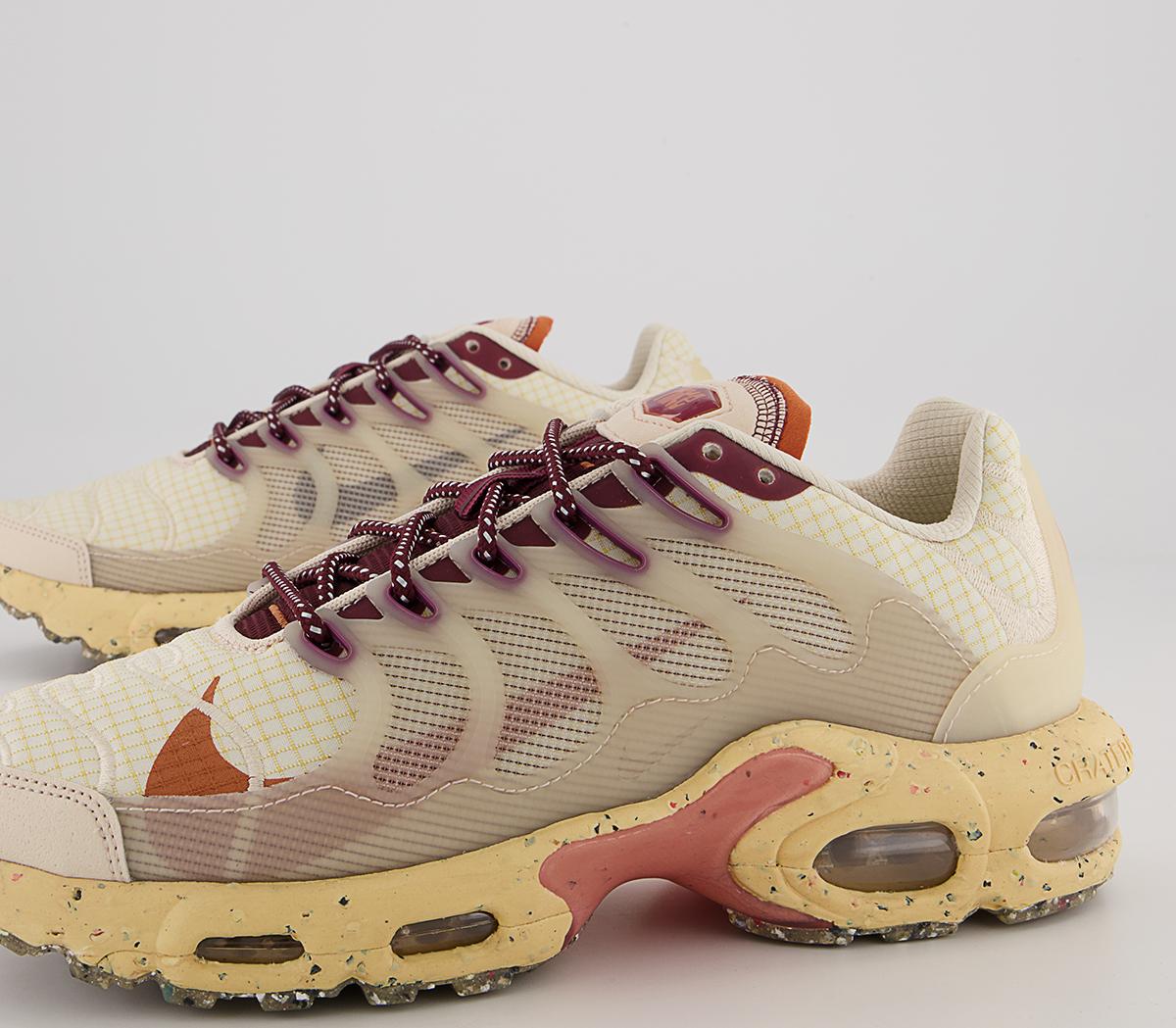 nike air max terrascape plus pearl white & hot curry
