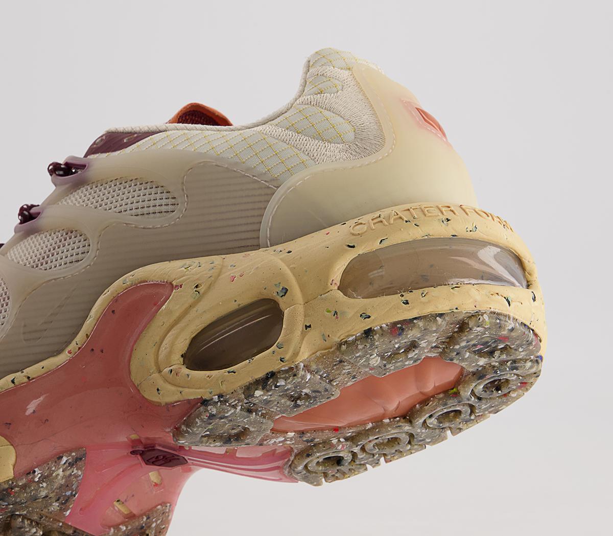 nike air max terrascape plus pearl white & hot curry
