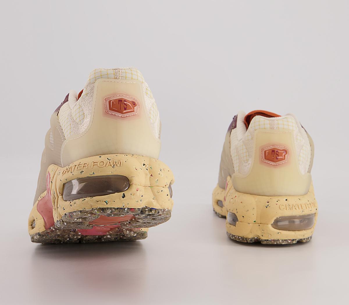 nike air max terrascape plus pearl white & hot curry