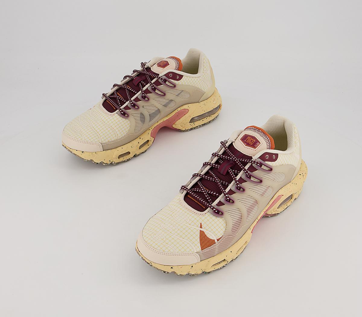 nike air max terrascape plus pearl white & hot curry
