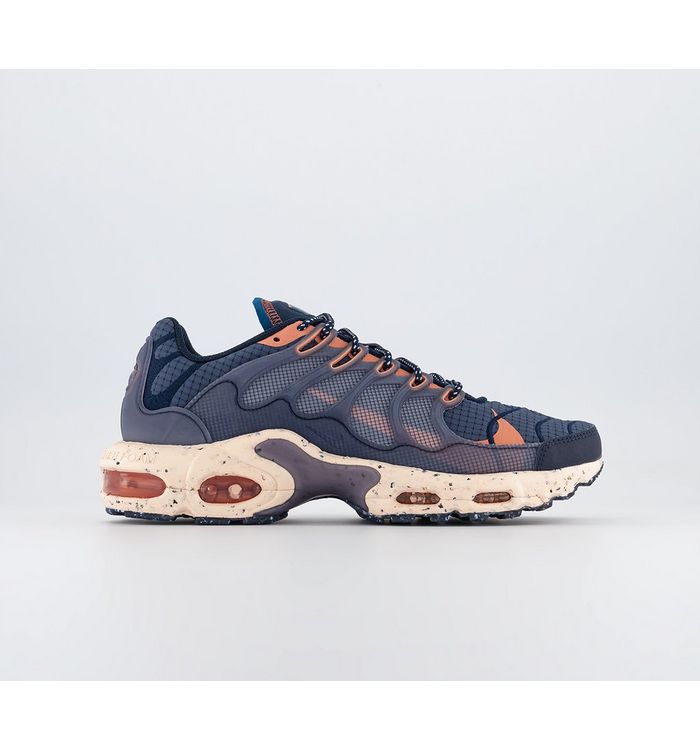 Nike Air Max Terrascape Plus Trainers Obsidian Madder Root Thunder Blue Marina Rubber,Blue