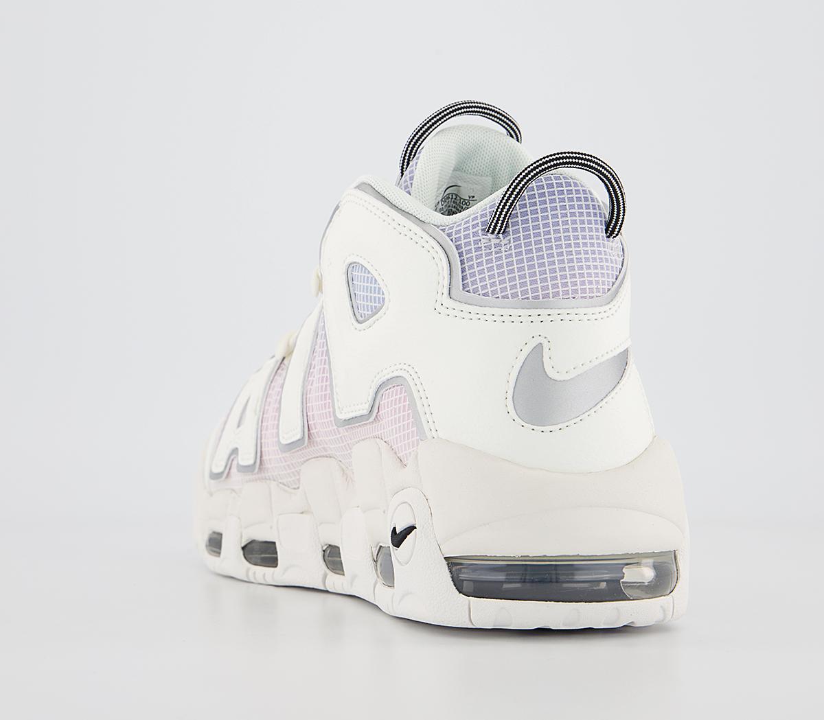 Nike Air More Uptempo 96 Trainers Nike Air More Uptempo 96 Trainers Sail Black Light Thistle Pink Foam Coconut Milk Me