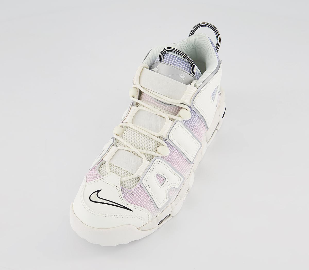 Nike Air More Uptempo 96 Trainers Nike Air More Uptempo 96 Trainers Sail Black Light Thistle Pink Foam Coconut Milk Me