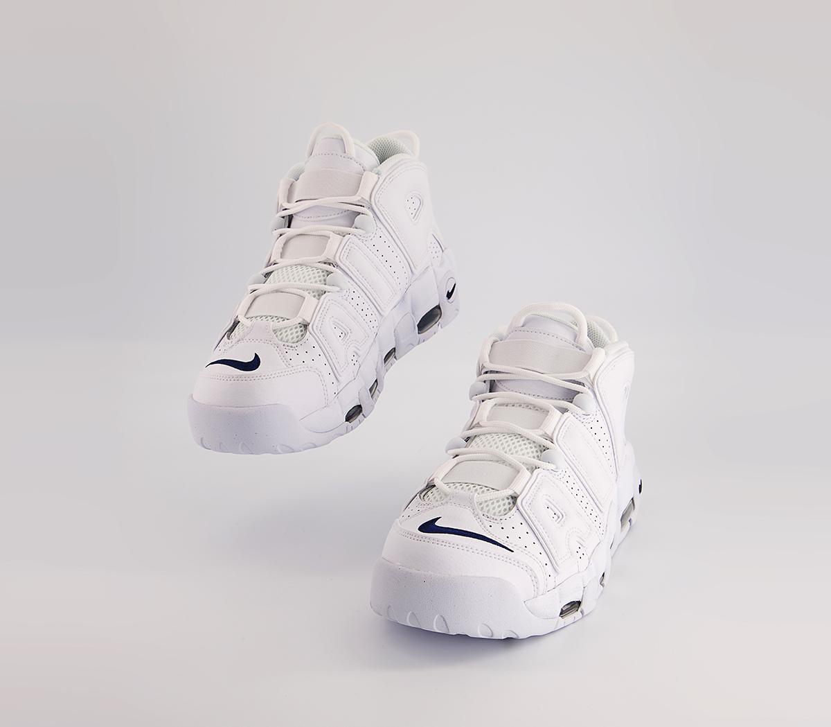 Nike Air More Uptempo 96 Trainers Nike Air More Uptempo 96 Trainers White Midnight Navy White Midnight Navy