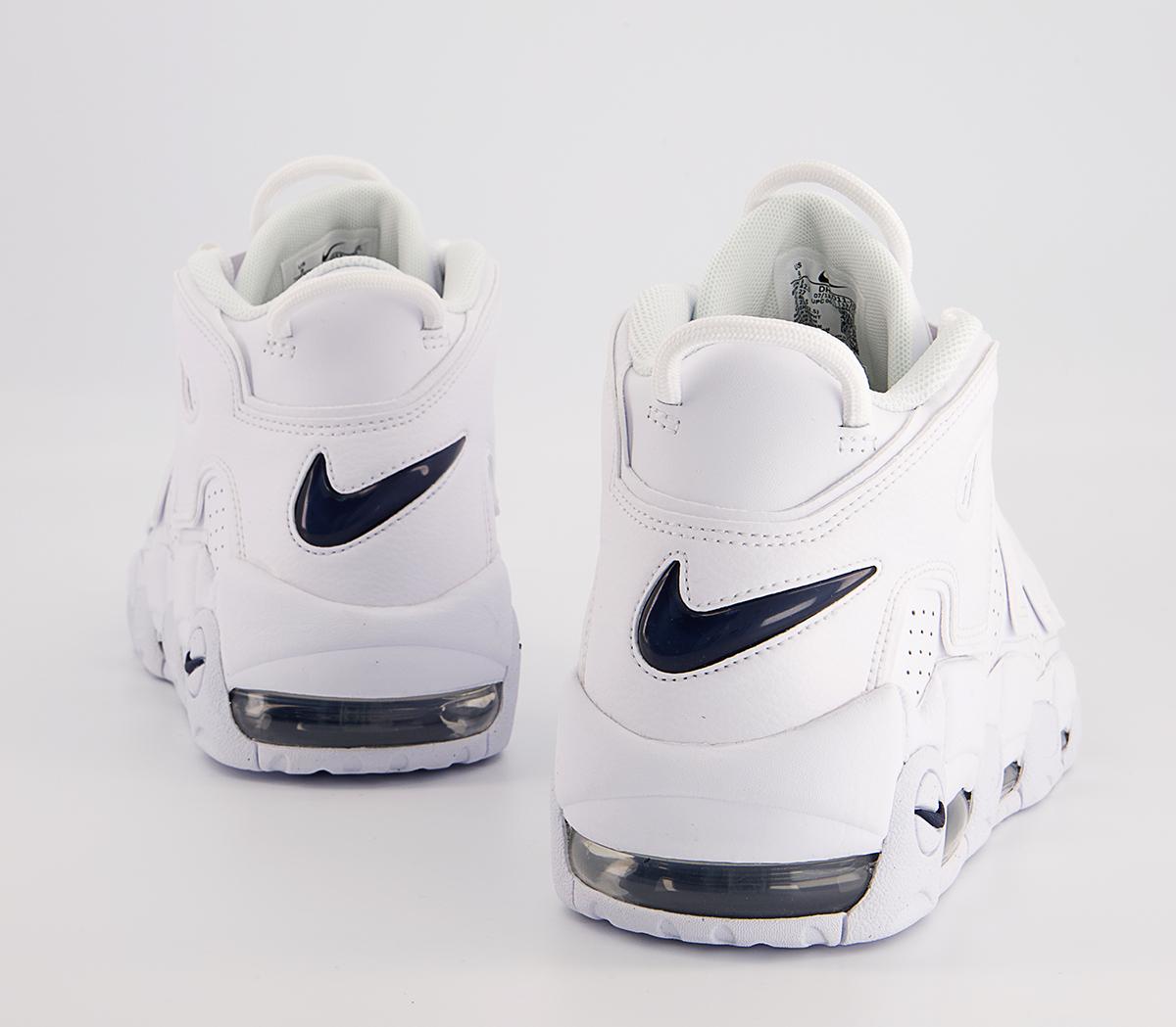 Nike Air More Uptempo 96 Trainers Nike Air More Uptempo 96 Trainers White Midnight Navy White Midnight Navy